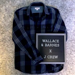 Wallace & Barnes x J Crew Flannel Button Down